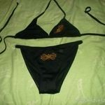Hímzett Fekete S-es Bikini Új fotó