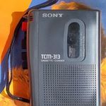 SONY TCM-313 CASSETTE RECORDER PLAYER DIKTAFON (FELVÉTEL) WALKMAN SONY KAZETTÁS MAGNÓ fotó