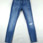 EREDETI TOMMY HILFIGER HIGH RISE SKINNY SANTANA (W26 / L32) NŐI SZTRECCSES KOPTATOTT FARMER fotó