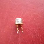 KF 517 TESLA tranzisztor , 30 V , 0, 6 A , bontott , tesztelt gold pin fotó