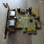 Renesas / Sunix USB2302LV USB 3.0 PCI Express kártya. fotó