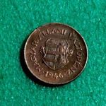 FORINT 2 FILLÉR 1946 MAGYAR FÉMPÉNZ fotó