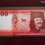 500 forint 2022/ER Unc alacsony sorszámú bankjegy fotó