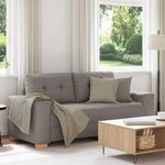 tópszínű szövet loveseat kanapé 140 cm fotó
