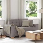 tópszínű szövet loveseat kanapé 120 cm fotó