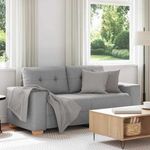 felhőszürke szövet loveseat kanapé 140 cm fotó
