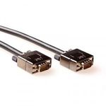 ACT High Performance VGA cable male-male with metal hoods 1, 8m Black AK9360 Kiegészítő, Kellék Kábel fotó