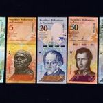 2011 - 2018 VENEZUELA 5 DB ROPOGÓS KLF BANKJEGY ! fotó