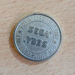 SEGA zseton amusement gaming token játékgép tantusz bárca érme kaszinó játékautomata fotó