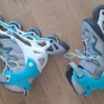 OXELO fit szürke-kék egysoros görkorcsolya, mérete: 35-38-as fotó