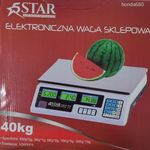 ÚJ STAR ASZTALI DIGITÁLIS LCD KIJELZŐS BOLTI MÉRLEG 40kg-os fotó