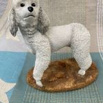 Goebel Saphir kutya figura uszkár fotó