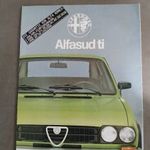 Alfa Romeo - Alfasud ti katalógus - német nyelvű fotó