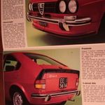 Alfa Romeo Alfasud TI 3 db eredeti, prospektuss. Ötvenéves prospektus szett 760 fotó