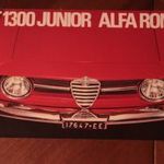 Alfa Romeo Bertone 1 db eredeti, prospektuss. Ötvenéves prospektus szett 772 fotó