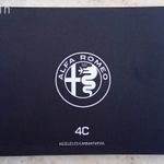 Alfa Romeo 4C Kezelés és Karbantartás (2016-) fotó