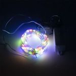 10 méteres flexibilis fénykábel / karácsonyi világítás, 8 világítási mód, multicolor fotó