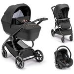 CAM Techno Deluxe babakocsi szett Posh 571 fekete vázzal V90S Area hordozóval MTB fotó