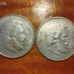 2 DB EZÜST KOSSUTH 5 FORINT 1947 AG 0.500 fotó
