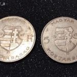 1947 2 DB KOSSUTH EZÜST 5 FORINT EGYBEN ! fotó