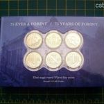 5 Forint SOR 2021 UNC / 75 éves a F - O - R - I - N - T / Első napi veret 05903 sorszámmal / Ritka R fotó