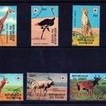 N042 Niger 1978. WWF Állatok FS 10.00 EUR fotó