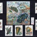SB010 Tanzánia 1992. Kagyló- és csigaházak FS + BLOKK 9.50 EUR fotó
