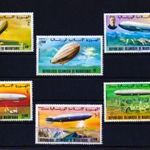T007 Mauritánia 1976. Léghajók - Zeppelin FS 4.50 EUR fotó