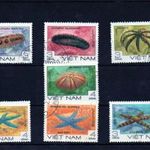 N738 Vietnám 1985. Tengeri élőlények - tengeri uborka, tengeri sün, tengeri csillag FS 3.50 EUR fotó