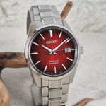 Seiko 'Presage Sharp Edge' automata karóra, Japan, számla és garancia 2022.08. fotó