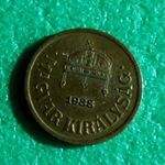 PENGŐ 2 FILLÉR 1938 MAGYAR FÉMPÉNZ UNC fotó