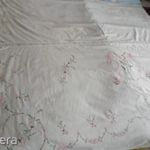 Puttós hímzett függöny finom vékony 155 x 185 cm fotó