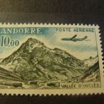Andorra használatlan** egyedi kiadás 1964 MI185 kat.ár 3, 50 euro, Repülő fotó