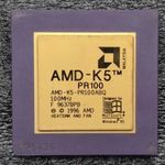Processzor Gyűjtemény: AMD K5 PR100 (AMD-K5-PR100ABQ) Kerámia Cpu, Processzor fotó