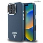 Apple iPhone 16 Pro, GUESS Telefontok, Műanyag, PU bőrrel bevont hátlap, Szemcsés, Szilikon keret... fotó