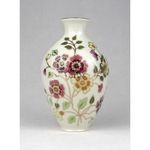 1U420 Vajszínű, aranyozott, pillangós Zsolnay porcelán váza 14 cm fotó