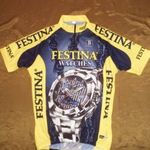 Vintage BIEMME FESTINA TEAM férfi országúti kerékpáros mez - XL fotó