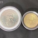 Ezüst 200 forint 1994 Deák Ferenc, 20 forint 2003 Deák Ferenc fotó