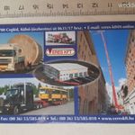 C5 kártyanaptár 2012 kamion daru villamos fotó