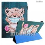 UNIVERZÁLIS notesz / mappa tablet PC tok - LEOPÁRD MINTÁS - álló, bőr, oldalra nyíló flip cover, ... fotó