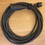 Gumi hosszabbító kábel H05RN-F 3g1, 5mm2 230V 3000W 9 méter fekete használt 1Ft-ról fotó