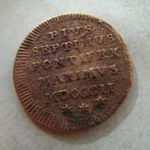 VATIKÁN 1/2 BAIOCCO, 1802. 1 DB. fotó