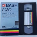 Basf chrom vhs kazetta jó minőség és tartalom fotó