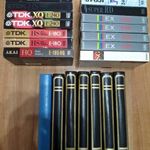 VHS kazetták (használtak), és videókazetta műanyag tokok fotó