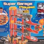 Super 4 szintes 3 emeletes parkolóház 3 autóval fotó