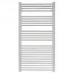 Heiztech egyenes fehér acél fürdőszobai törölközőszárító radiátor 60 x 120 cm, 644 W fotó