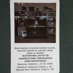 Kártyanaptár, Debrecen használt cikk szövetkezet, hangszer, gitár, zongora, televízió, 1980 (2) fotó