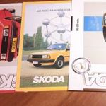 Skoda 120 L 3 db eredeti, prospektusa. Ötvenéves prospektus szett 833 fotó