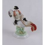 1T637 Régi Herendi Kakas Marci porcelán figura fotó