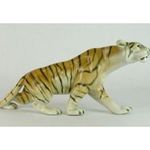 0L579 Régi jelzett Royal Dux porcelán tigris 35 cm fotó